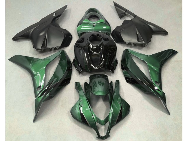 Dunkelgrün Mit Schwarz 2009-2012 CBR600RR Motorrad Verkleidungen