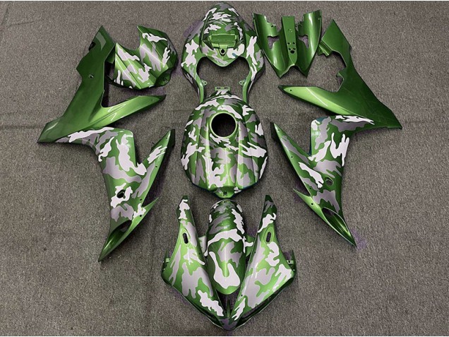 Dunkelgrün Tarnung 2004-2006 R1 Motorrad Verkleidungen