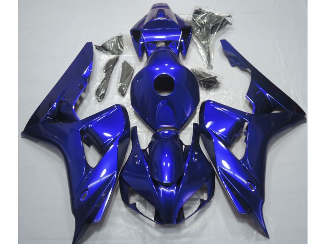 Einfarbig Blau 2006-2007 CBR1000RR Motorrad Verkleidungen