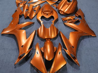 Einfarbig Orange 2004-2006 R1 Motorrad Verkleidungen
