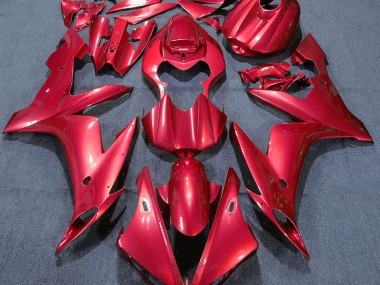 Einfarbig Rot 2004-2006 R1 Motorrad Verkleidungen