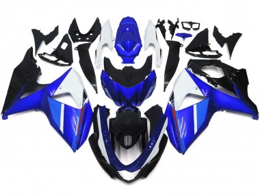 Einfarbig Schwarz Glänzend Blau Weiß 2009-2016 GSXR 1000 Motorrad Verkleidungen