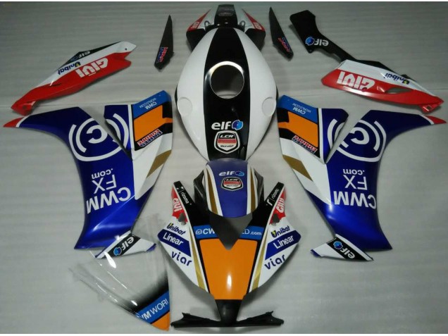 Elf Blau & Orange 2012-2016 CBR1000RR Motorrad Verkleidungen Elf Blau & Orange 2012-2016 CBR1000RR Motorrad Verkleidungen