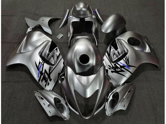 Flüssiges Silber & Blau 2008-2020 GSXR 1300 Motorrad Verkleidungen