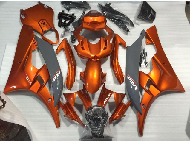 Gebranntes Orange & Nardo 2006-2007 R6 Motorrad Verkleidungen