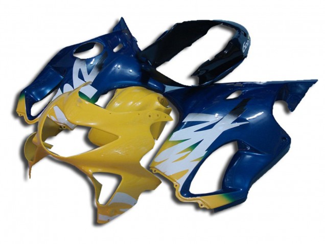 Gelb & Blau 1999-2000 CBR600 F4 Motorrad Verkleidungen