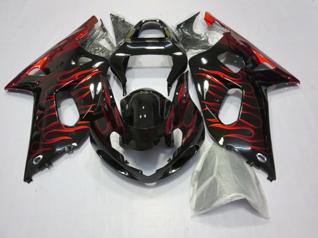 Gelb Jordan 2001-2003 GSXR 600-750 Motorrad Verkleidungen