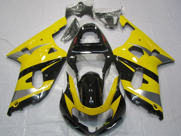 Gelb OEM Stil 2001-2003 GSXR 600-750 Motorrad Verkleidungen Gelb OEM Stil 2001-2003 GSXR 600-750 Motorrad Verkleidungen