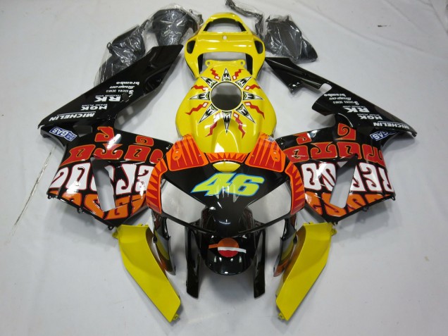 Gelb Rossi 2005-2006 CBR600RR Motorrad Verkleidungen