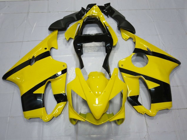Gelb & Schwarz 2001-2003 CBR600 F4i Motorrad Verkleidungen