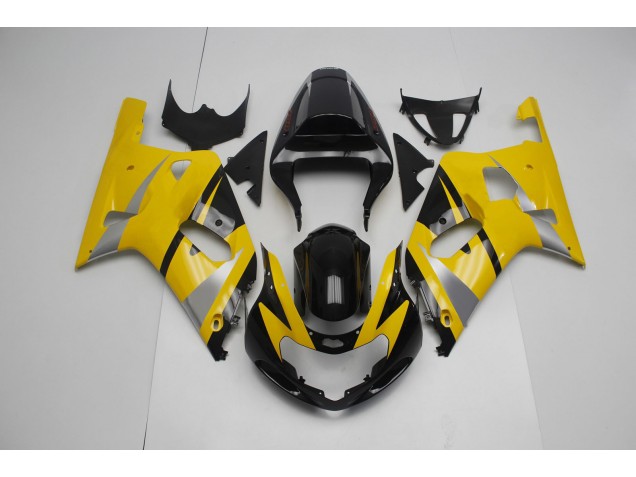 Gelb & Schwarz 2001-2003 GSXR 600-750 Motorrad Verkleidungen
