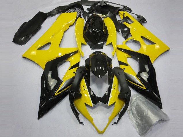 Gelb & Schwarz 2005-2006 GSXR 1000 Motorrad Verkleidungen Gelb & Schwarz 2005-2006 GSXR 1000 Motorrad Verkleidungen