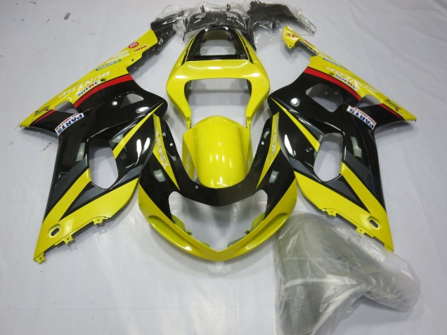 Gelb Schwarz & Grau 2001-2003 GSXR 600-750 Motorrad Verkleidungen