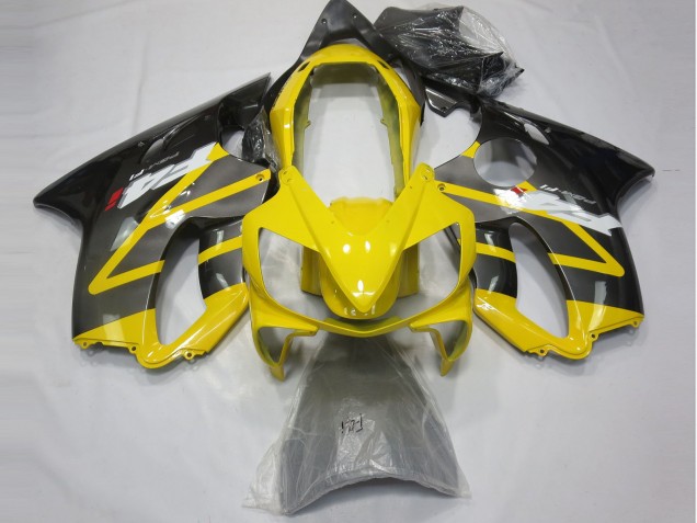 Gelb & Silber 2004-2007 CBR600 F4i Motorrad Verkleidungen