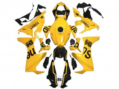 Gelber Street Flava 2017-2023 CBR1000RR Motorrad Verkleidungen