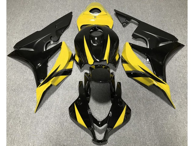 Gelbes Spezialdesign 2007-2008 CBR600RR Motorrad Verkleidungen