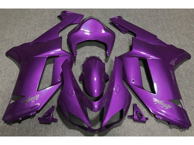 Glanz Lila 2007-2008 ZX6R Motorrad Verkleidungen Glanz Lila 2007-2008 ZX6R Motorrad Verkleidungen