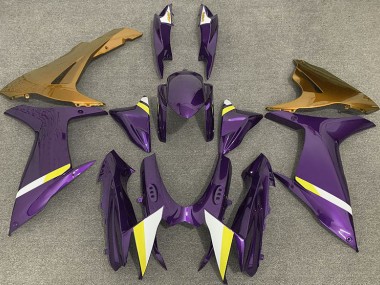 Glanz Lila & Gold 2011-2024 GSXR 600-750 Motorrad Verkleidungen
