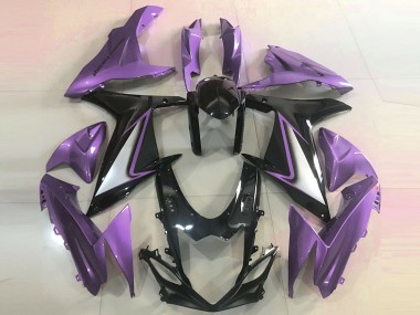 Glanz Lila Kanten 2011-2024 GSXR 600-750 Motorrad Verkleidungen