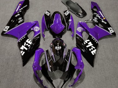 Glanz Lila & Schwarz Benutzerdefiniert 2005-2006 GSXR 1000 Motorrad Verkleidungen