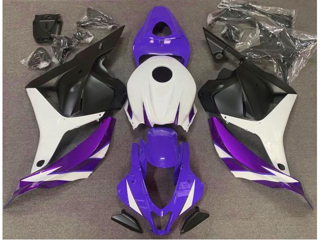 Glanz Lila Weiß & Violett 2009-2012 CBR600RR Motorrad Verkleidungen