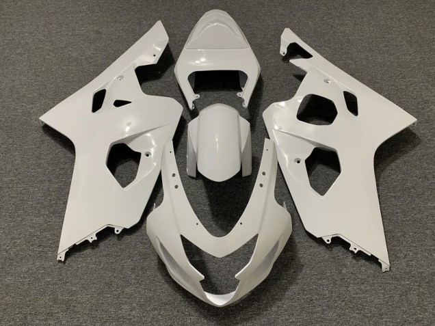 Glänzend Weiß 2004-2005 GSXR 600-750 Motorrad Verkleidungen