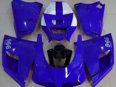 Glänzend Blau 1993-2005 Ducati 996 748 916 998 Motorrad Verkleidungen