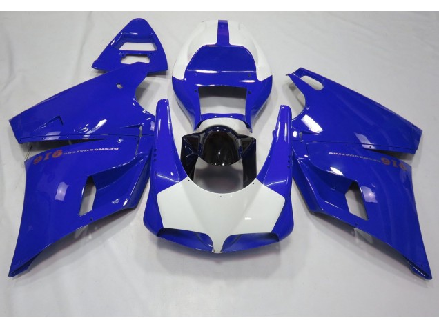 Glänzend Blau & Weiß 1993-2005 Ducati 996 748 916 998 Motorrad Verkleidungen