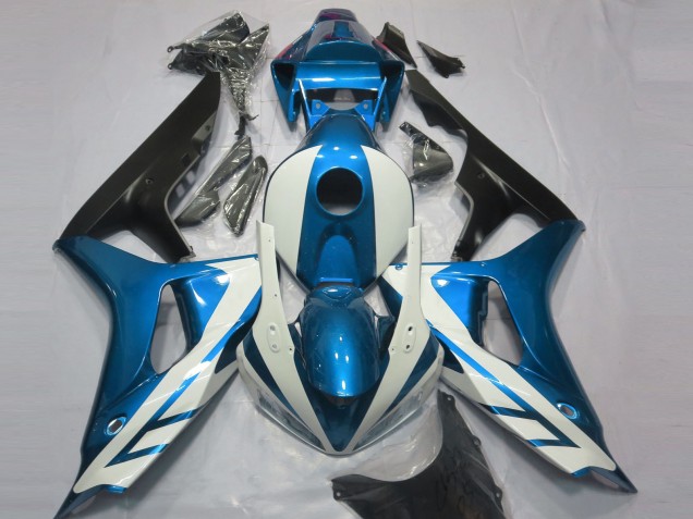 Glänzend Weiß & Blau 2006-2007 CBR1000RR Motorrad Verkleidungen