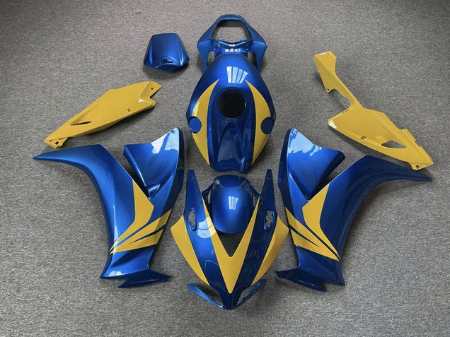 Glänzend Blau & Gelb 2012-2016 CBR1000RR Motorrad Verkleidungen