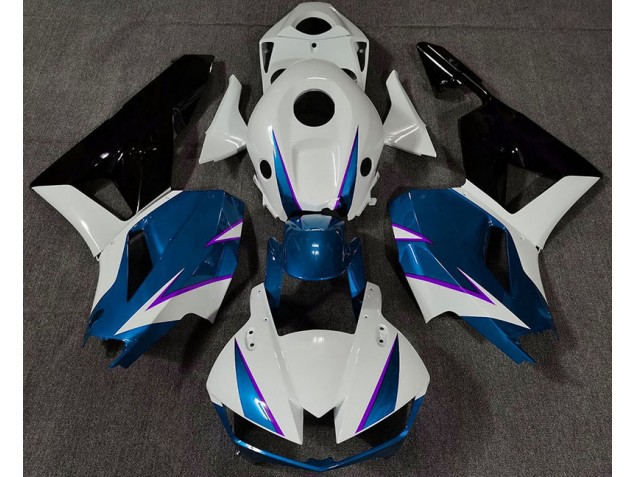 Glänzend Blau Weiß & Lila 2013-2023 CBR600RR Motorrad Verkleidungen