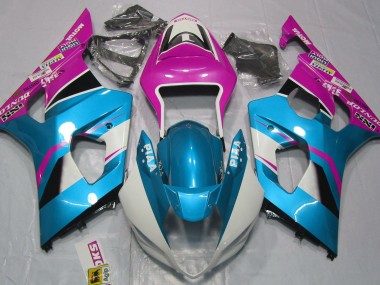 Glänzend Blau & Matt Schwarz 2003-2004 GSXR 1000 Motorrad Verkleidungen