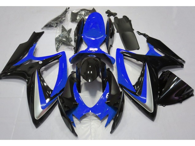 Glänzend Blau Ohne Abzeichen 2006-2007 GSXR 600-750 Motorrad Verkleidungen