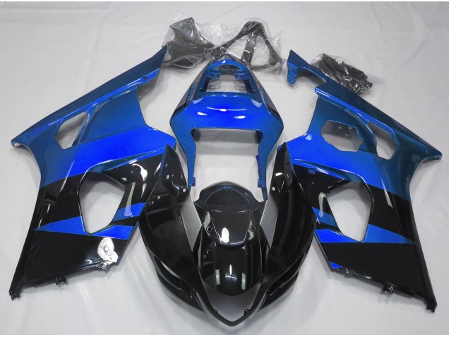 Glänzend Blau & Schwarz 2003-2004 GSXR 1000 Motorrad Verkleidungen