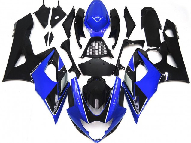 Glänzend Blau & Schwarz 2005-2006 GSXR 1000 Motorrad Verkleidungen