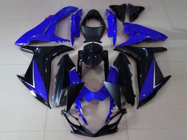 Glänzend Blau & Schwarz 2011-2024 GSXR 600-750 Motorrad Verkleidungen