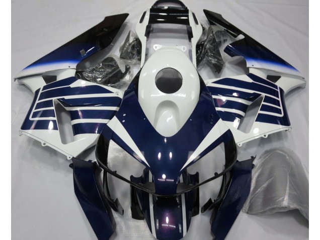 Glänzend Weiß & Blau Verblasst 2003-2004 CBR600RR Motorrad Verkleidungen