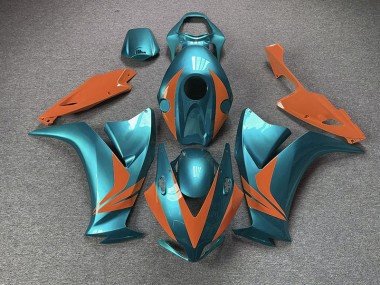 Glänzend Cyan & Orange 2012-2016 CBR1000RR Motorrad Verkleidungen