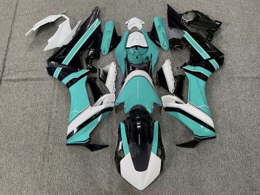 Glänzend Cyan Weiß & Schwarz 2017-2023 CBR1000RR Motorrad Verkleidungen