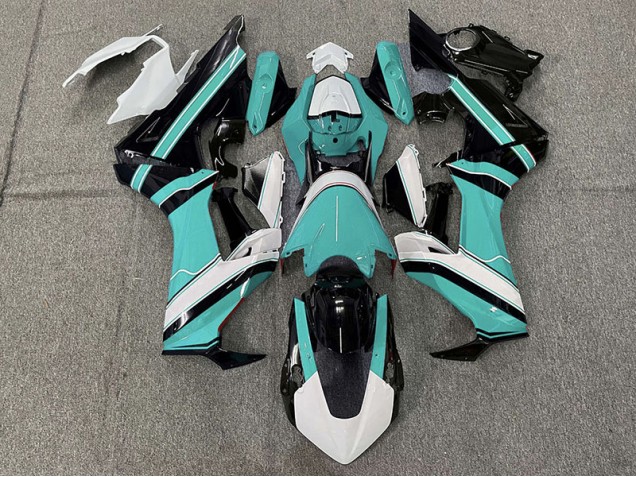 Glänzend Cyan Weiß & Schwarz 2017-2023 CBR1000RR Motorrad Verkleidungen