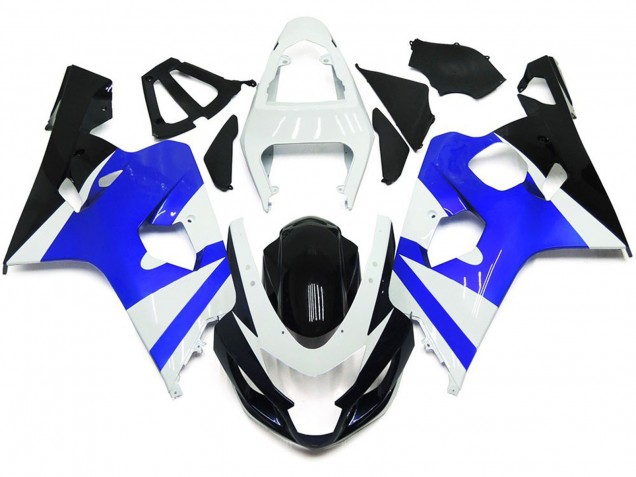 Glänzend Weiß & Glänzend Blau 2004-2005 GSXR 600-750 Motorrad Verkleidungen