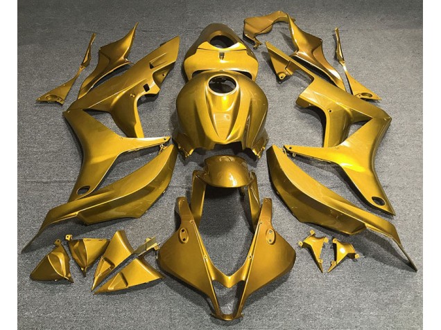 Glänzend Gold Plain 2007-2008 CBR600RR Motorrad Verkleidungen