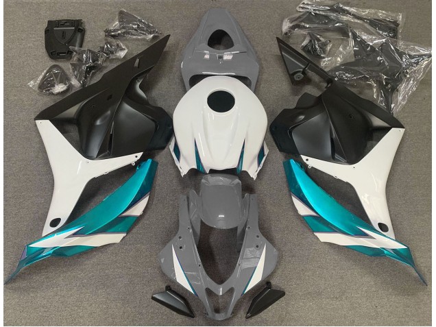 Glänzend Grauweiß & Hellblau 2009-2012 CBR600RR Motorrad Verkleidungen