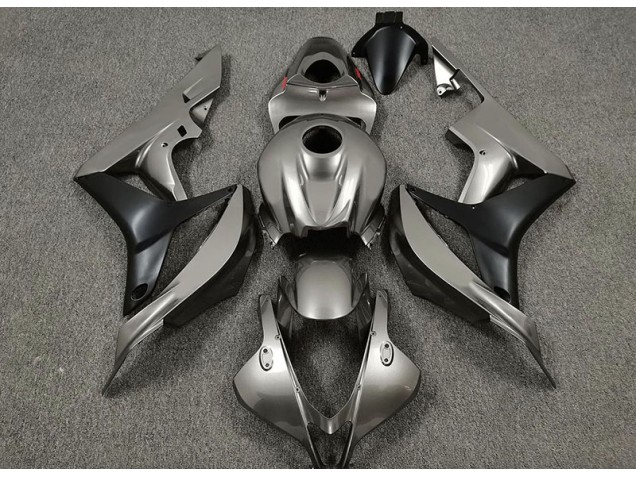 Glänzend Grau & Schwarz 2007-2008 CBR600RR Motorrad Verkleidungen Glänzend Grau & Schwarz 2007-2008 CBR600RR Motorrad Verkleidungen