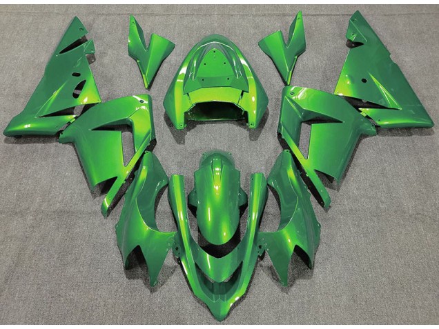 Glänzend Grün 2004-2005 ZX10R Motorrad Verkleidungen