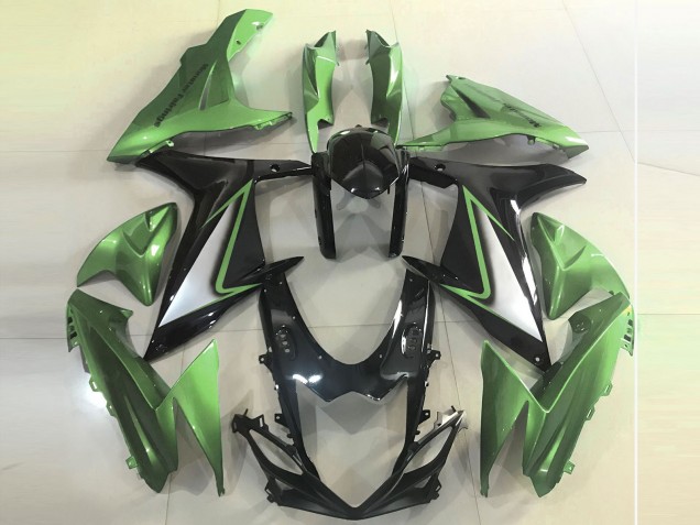 Glänzend Grün Kanten 2011-2024 GSXR 600-750 Motorrad Verkleidungen