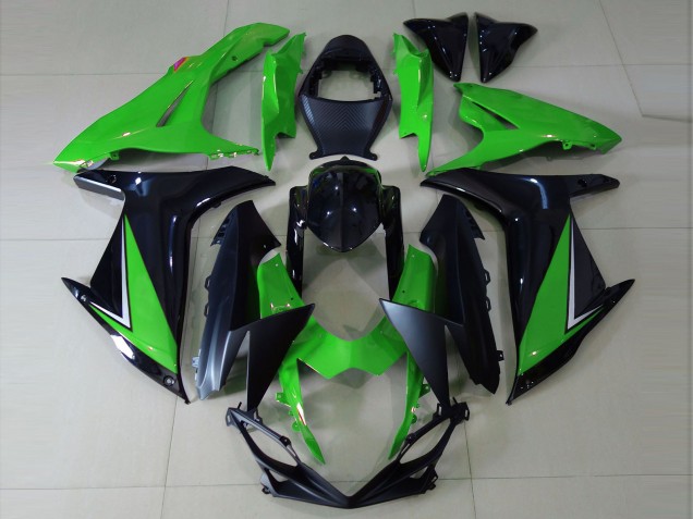 Glänzend Grün & Schwarz 2011-2024 GSXR 600-750 Motorrad Verkleidungen
