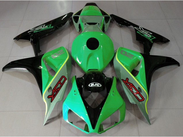 Glänzend Grün & Schwarz Cbr-Stil 2006-2007 CBR1000RR Motorrad Verkleidungen