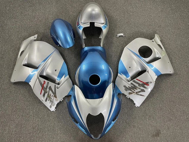 Glänzend Hellblau & Silber 1997-2007 GSXR 1300 Motorrad Verkleidungen