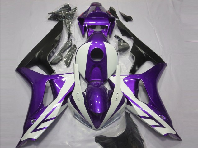 Glänzend Weiß & Lila 2006-2007 CBR1000RR Motorrad Verkleidungen